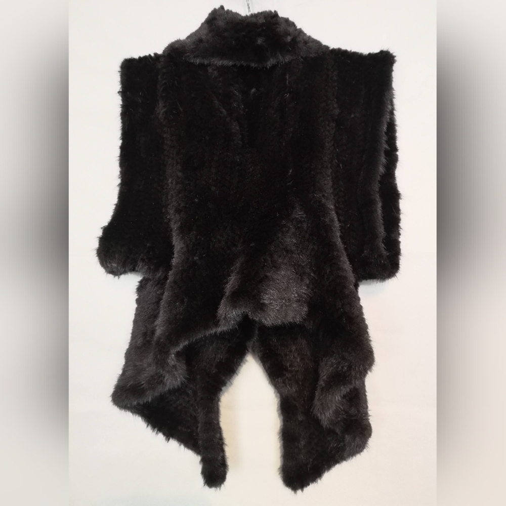 Vintage Luxury Knit Fur Mink Waistcoat Vest - Picture 3 of 11